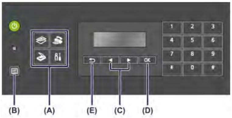CANON MX535 - LCD et panneau de contrôle - 1