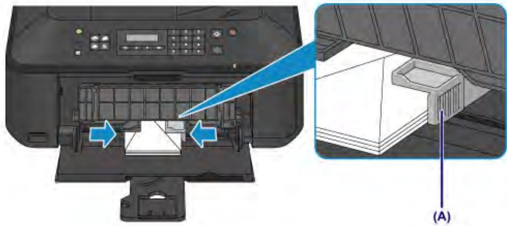CANON MX535 - Chargez les enveloppes. - 5
