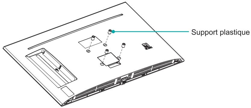 HISENSE H32A5800 - Installation du Support de Fixation Murale (non inclus) - 1