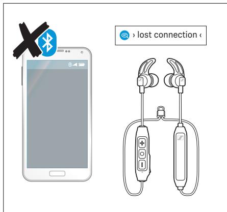 SENNHEISER CX SPORT - Déconnecter le casque d'un apparéil Bluetooth - 2