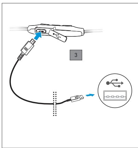 SENNHEISER CX SPORT - Charger la batterie du casque - 2