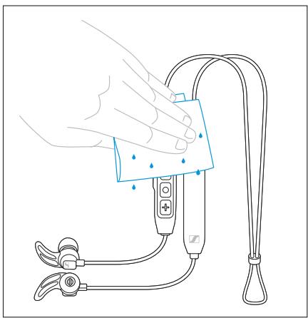 SENNHEISER CX SPORT - Changement des ailettes et des adaptateurs d'oreille - 1