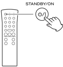 CANON LPP1000 BLACK - Mettez l'unité en veille (standby). - 1