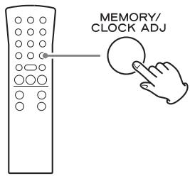 CANON LPP1000 BLACK - Appuyez sur la touche CLOCK ADJUST. - 1