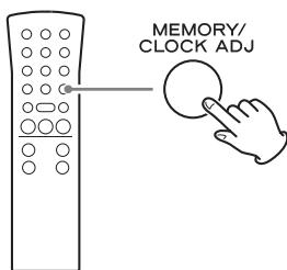 CANON LPP1000 BLACK - Appuyez à nouveau sur la touche CLOCK ADJUST. - 1