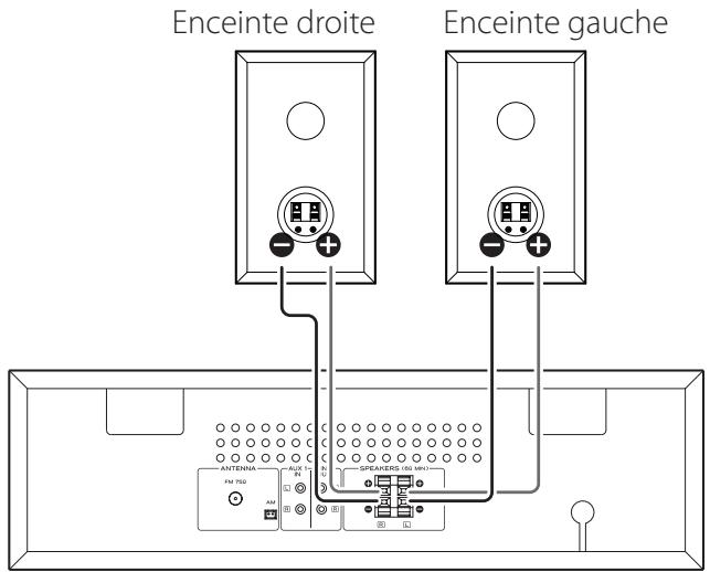 CANON LPP1000 BLACK - Branchement des enceintes - 1