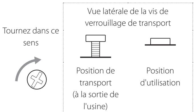 CANON LPP1000 BLACK - Vis de verrouillage de transport - 1