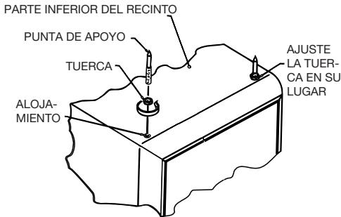 HP LX2000 - INSTALACION DE LOS SOPORTES DE PIE (LX2003, 2004 y 2005) - 1