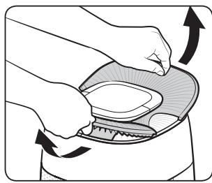 SAMSUNG AX40R3030WM - Démontage de la grille - 2