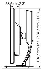 IIYAMA XUB3490WQSU-B1 - DIMENSIONS - 2