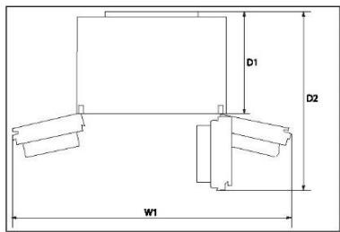 HAIER HSW59F18EIPT - Espace requis - 1