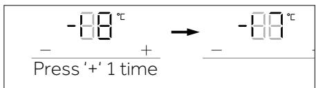 HAIER HSW59F18EIPT - Adjust the temperature for freezer - 2