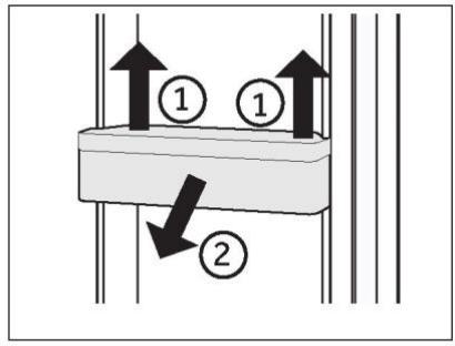 HAIER HSW59F18EIPT - Balconnets de porte amovibles/Porte-bouteille - 1