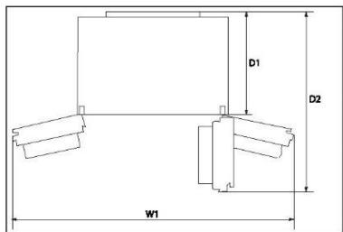HAIER HSW59F18EIPT - Requisitos de espaço - 1