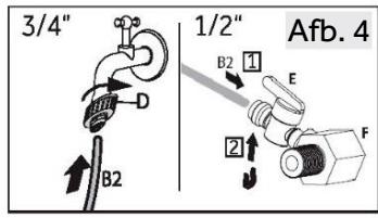 HAIER HSW59F18EIPT - OPMERKING: Wateraansluiting - 3