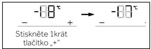 HAIER HSW59F18EIPT - Nastavení teploty v mrazničce - 2