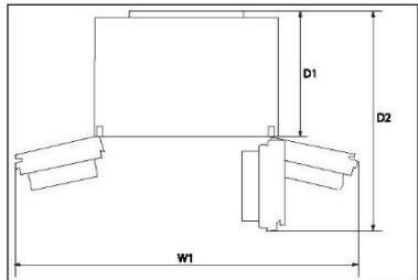 HAIER HSW59F18EIPT - Prostorske zahteve - 1