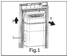 HAIER HSW59F18EIPT - Retrait du bac à glaçons - 1