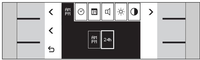 GAGGENAU BS 274 - 130 CD - Exemple : modifier l'affichage de veille - 1