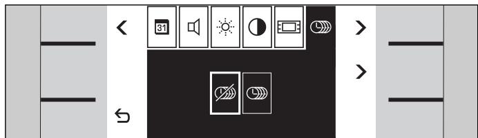 GAGGENAU BS 274 - 130 CD - Exemple : modifier l'affichage de veille - 8