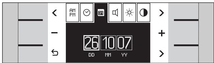 GAGGENAU BS 274 - 130 CD - Exemple : modifier l'affichage de veille - 3