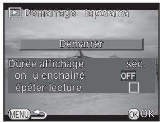 PENTAX K-500 - Utilisez le bouton de navigation ( ) pour selectionner l'élément que vous souhaitez modifier. - 1