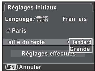 PENTAX K-500 - Appuyez sur le bouton de navigation () pour déplacer le cadre sur et appuyez sur le bouton de navigation. - 2