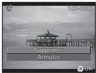 PENTAX K-500 - Suppression d'une seule image - 3
