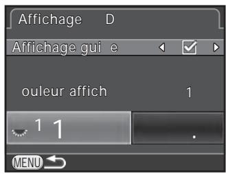 PENTAX K-500 - Réglage de l'affichage LCD - 1