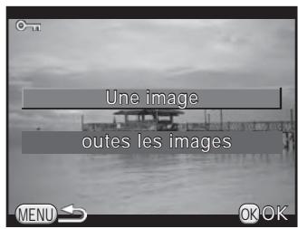 PENTAX K-500 - Protégér des images de l'effacement (Protégér) - 2