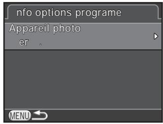 PENTAX K-500 - Vérifier les informations de version de l'appareil - 2