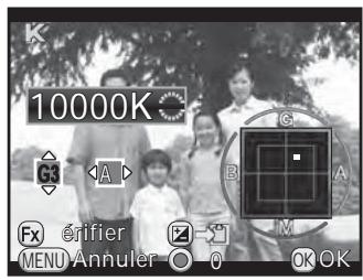 PENTAX K-500 - Réglage de la balance des blancs à l'aide de la température de couleur - 1