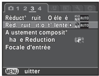 PENTAX K-500 - Appuyez deux fois sur le bouton de navigation (▶). - 3