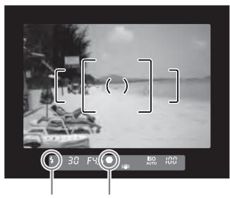 PENTAX K-500 - Placez le sujet dans la mire AF et appuyez sur le déclencheur à mi-course. - 1