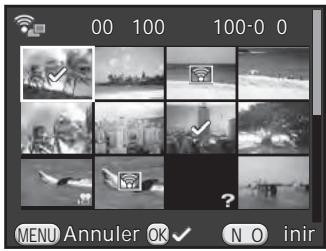 PENTAX K-500 - Appuyez sur le bouton de navigation () dans l'affichage une image du mode lecture. - 1