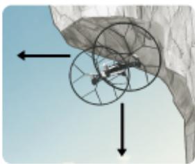 PARROT ROLLING SPIDER BLANC - Roues - 1