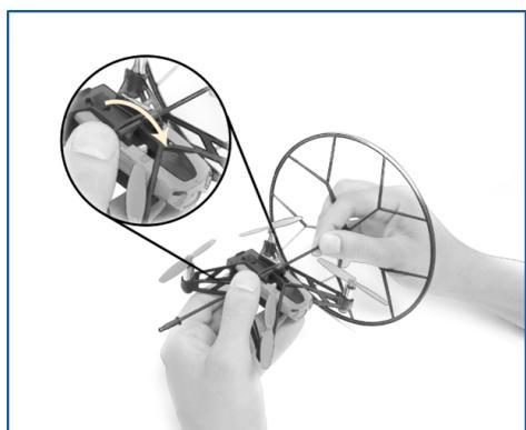 PARROT ROLLING SPIDER BLANC - Installer les roues - 2