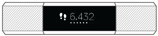 FITBIT ALTA PLUM SMALL - Affichage des statistiques quotidiennes - 1