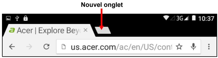 ACER B1-850-H1VK - Utiliser le navigateur - 2