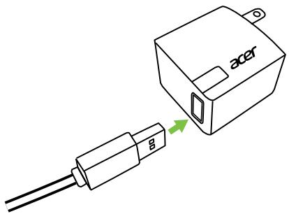 ACER B1-850-H1VK - Adaptateur à fiches fixes - 1