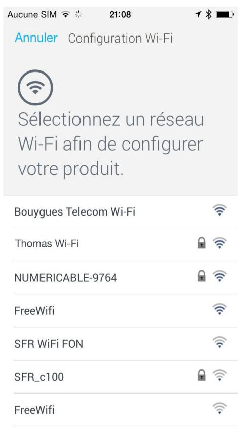 WITHINGS CAMERA HOME - Configuration manuelle au réseau Wi-Fi - 1