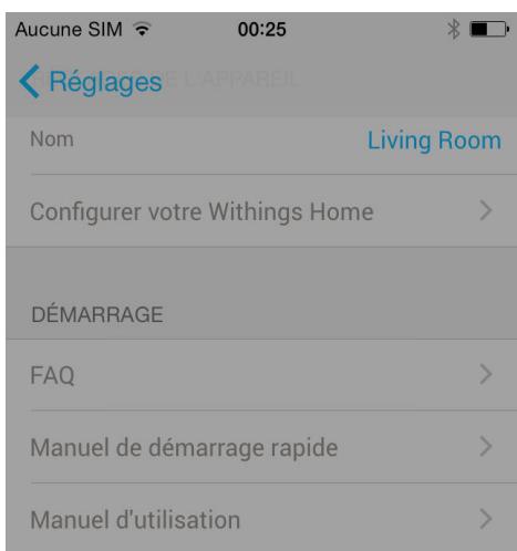 WITHINGS CAMERA HOME - Connector et recharger un appareil iOS sur le port USB - 12