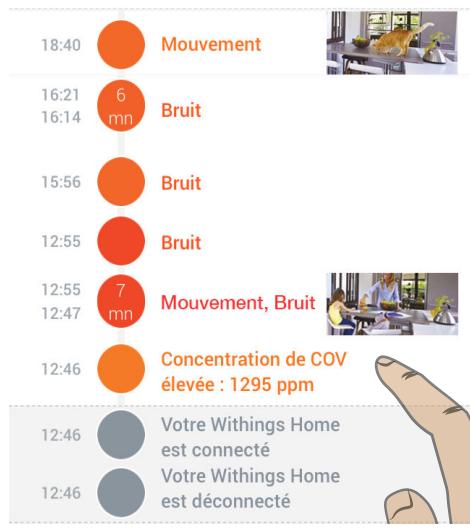 WITHINGS CAMERA HOME - Détection de dégradation de la qualité de l'air interieur : - 3