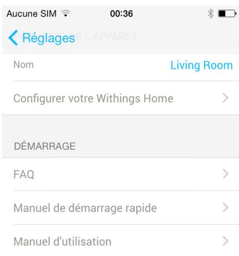 WITHINGS CAMERA HOME - Connector et recharger un appareil iOS sur le port USB - 10