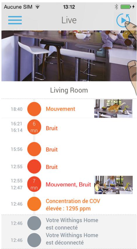 WITHINGS CAMERA HOME - Mouvement détecté - Time-lapse « prise de vue accélérée » : - 1