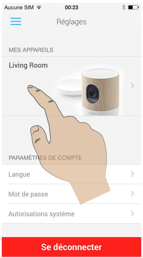 WITHINGS CAMERA HOME - Depuis l'application Withings Home. - 1