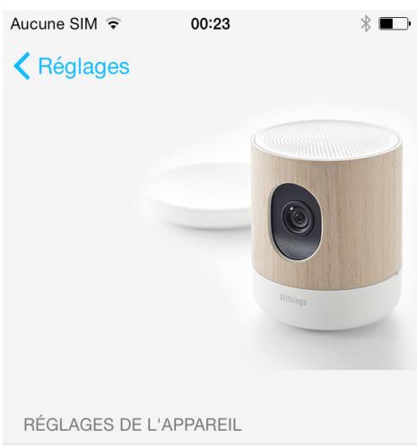 WITHINGS CAMERA HOME - Connector et recharger un appareil iOS sur le port USB - 8