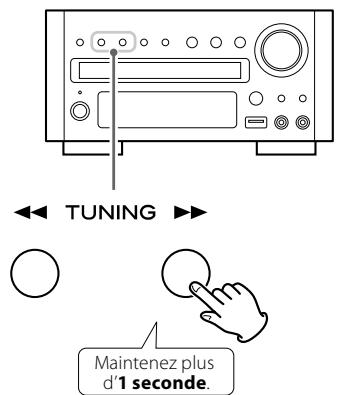 TEAC TCX350I S - Sélectionnez la station que vous souhaitez écouter. - 1