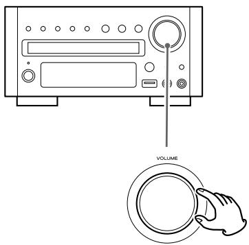 TEAC TCX350I S - Faites jouer la source, et réglez le volume avec le bouton VOLUME du TC-X350i et celui du lecteur audio connecté. - 1