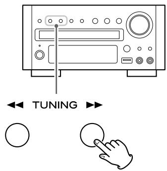 TEAC TCX350I S - Sélectionnez la station que vous souhaitez écouter. - 2
